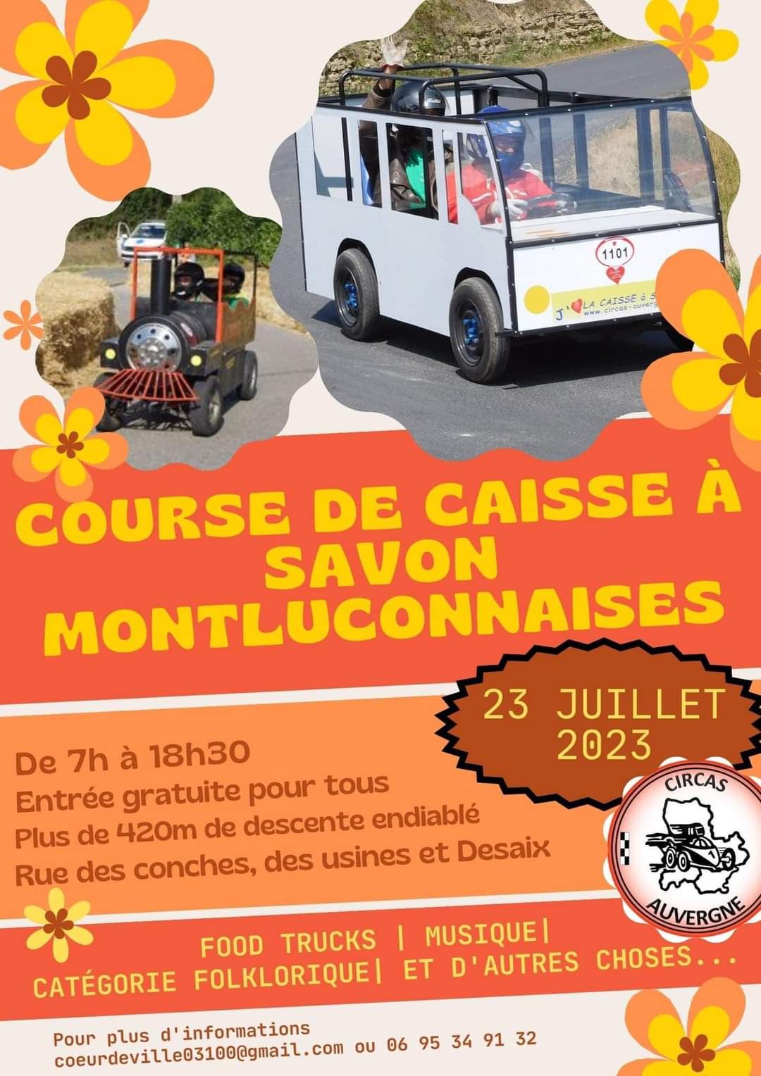 Affiche course 23 Juillet